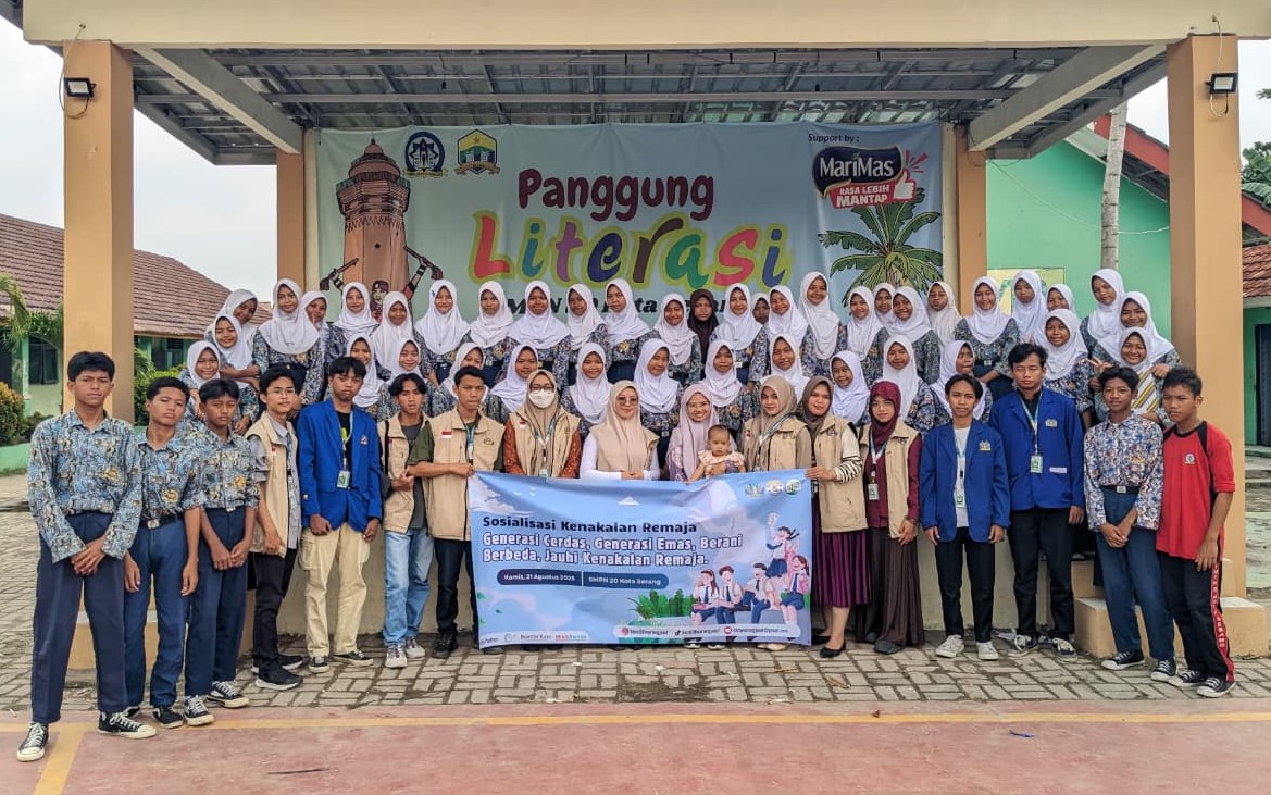 KKM 08 Unbaja Ajak Siswa SMPN 20 Serang Menjadi Generasi Cerdas dan Berkarakter